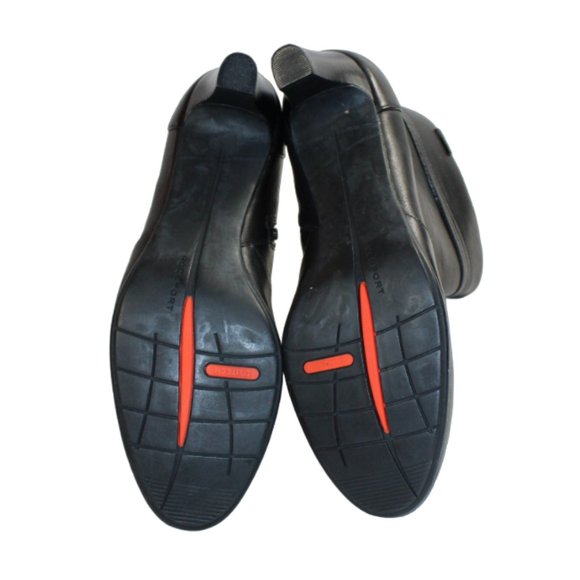 Rockport Total Motion Melora Wave Black Leather Ankle Boot, Size 7.5 - Picture 6 of 6